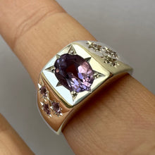 Load image into Gallery viewer, Big Boss Ring with Amethyst