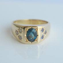 Load image into Gallery viewer, Big Boss Ring with Topaz