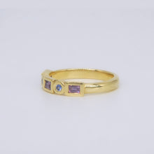 Load image into Gallery viewer, Five Stone Sapphire Band