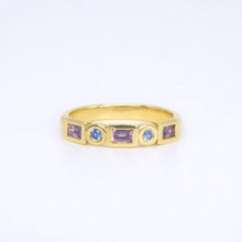 Load image into Gallery viewer, Five Stone Sapphire Band
