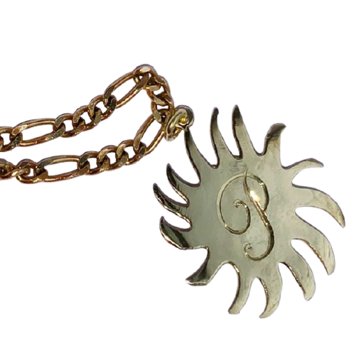 Squiggly Sun Charm