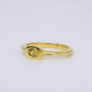 Yellow Sapphire Solitaire